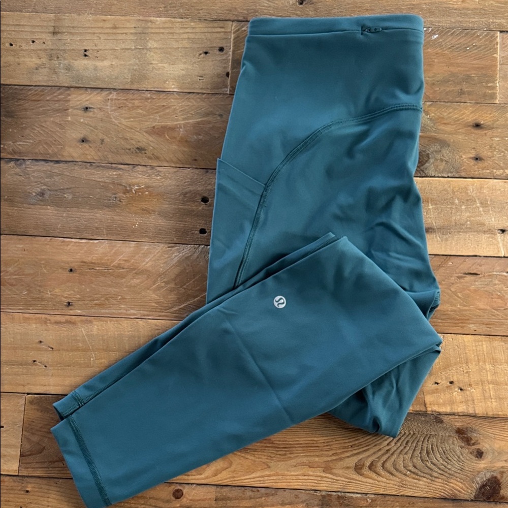 Lululemon Deep Teal Swift pocket Leggings